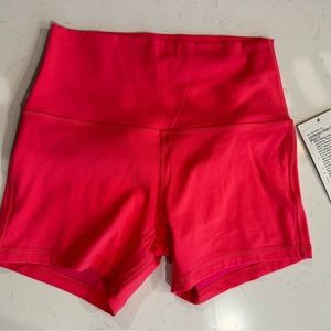 Lululemon Align High-Rise Shorts. 4 inch. Color Lipgloss. Size 6.